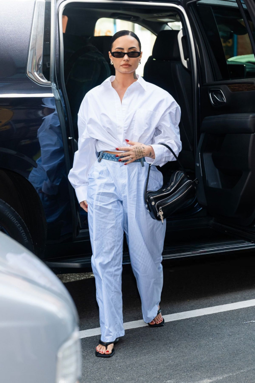 Demi Lovato out in Greenwich Village New York City, April 2025 2