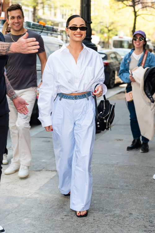 Demi Lovato out in Greenwich Village New York City, April 2025 3