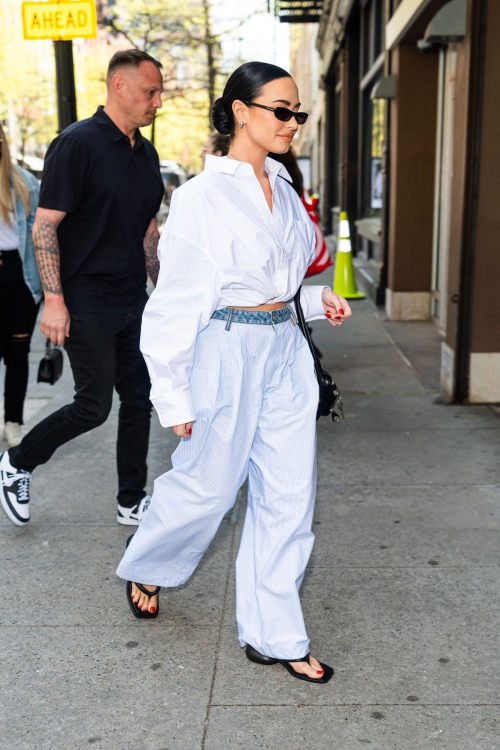 Demi Lovato out in Greenwich Village New York City, April 2025 4