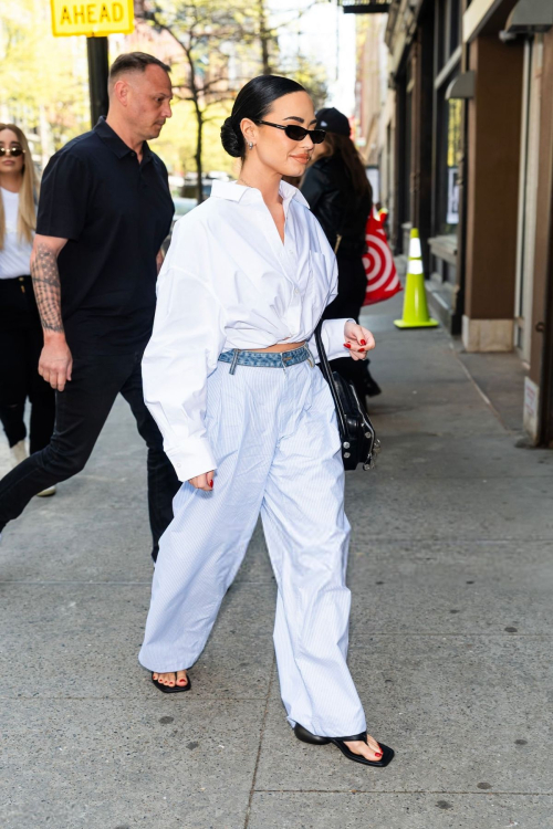 Demi Lovato out in Greenwich Village New York City, April 2025 5