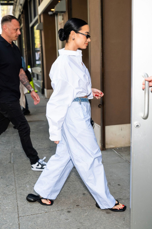 Demi Lovato out in Greenwich Village New York City, April 2025 6