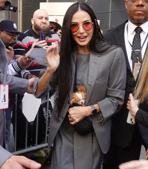 Demi Moore arrives at Time 100 Event New York City, April 2025 4