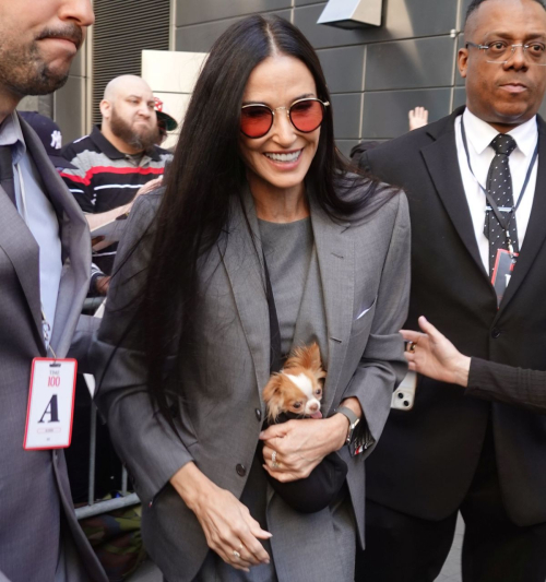 Demi Moore arrives at Time 100 Event New York City, April 2025 5