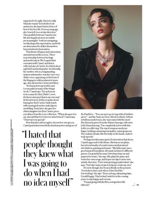 Deva Cassel in Tatler Magazine Asia Edition, April 2025 6