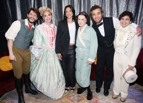 Dua Lipa at Backstage at Play Oh, Mary! Broadway, April 2025 3
