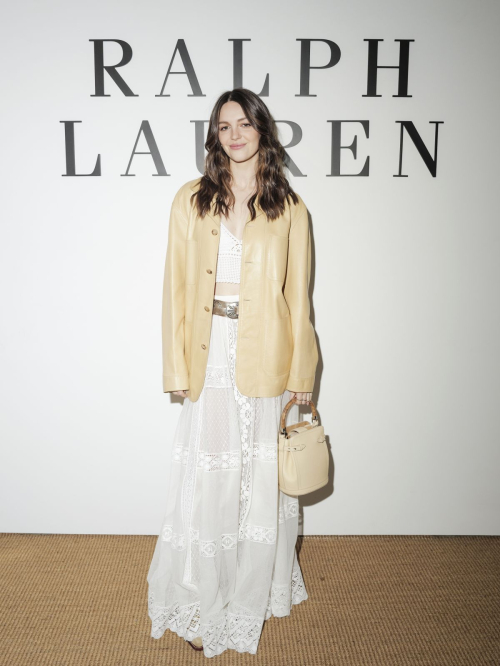 Ella Hunt at Ralph Lauren Show in NYC, April 2025 3