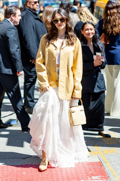 Ella Hunt at Ralph Lauren Show in NYC, April 2025 5