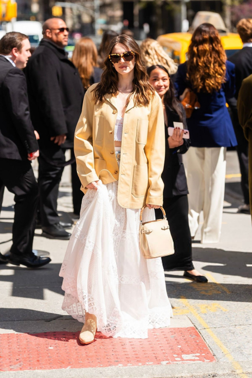 Ella Hunt at Ralph Lauren Show in NYC, April 2025 6