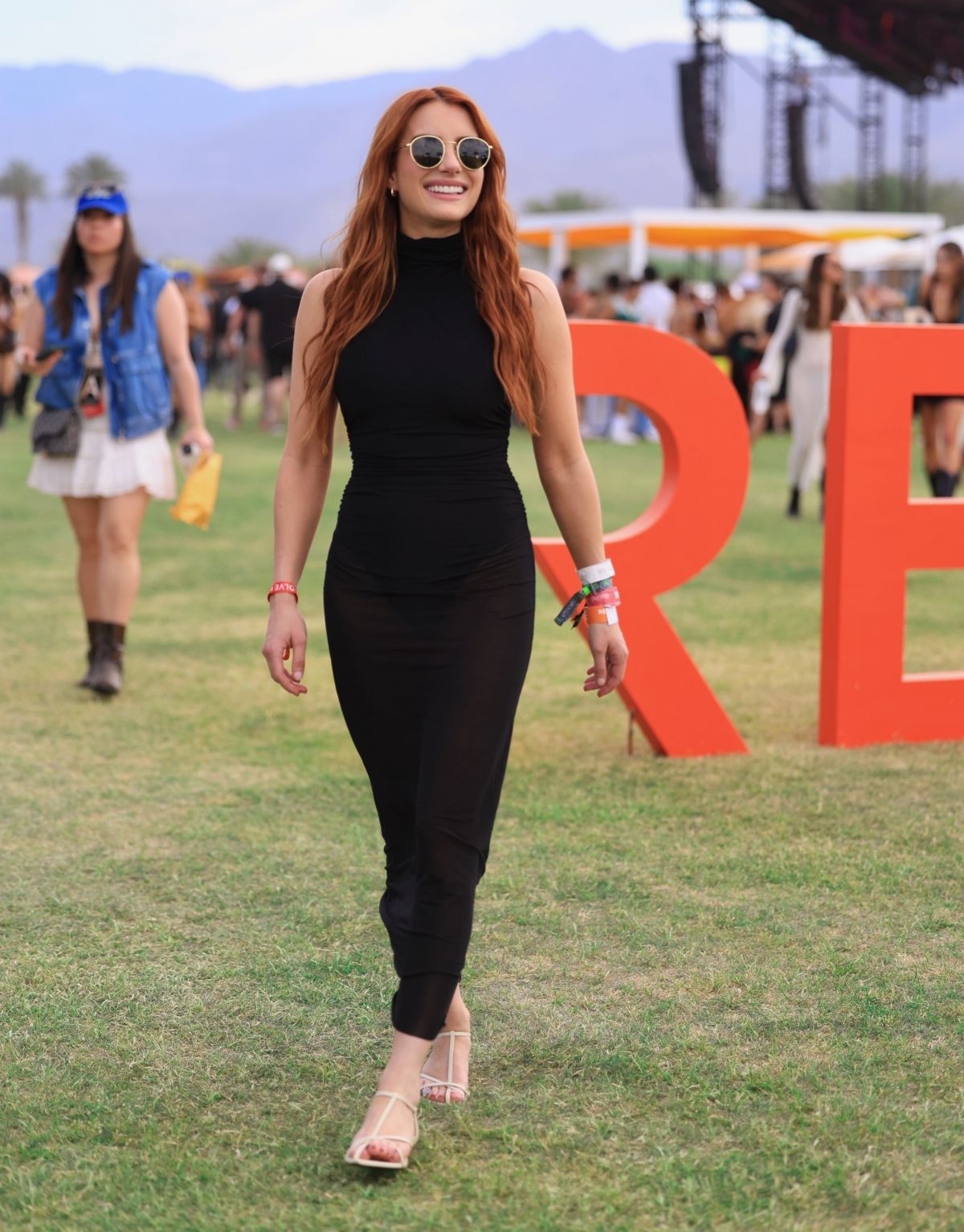 Emma Roberts Arrives at Revolve Festival, April 2025