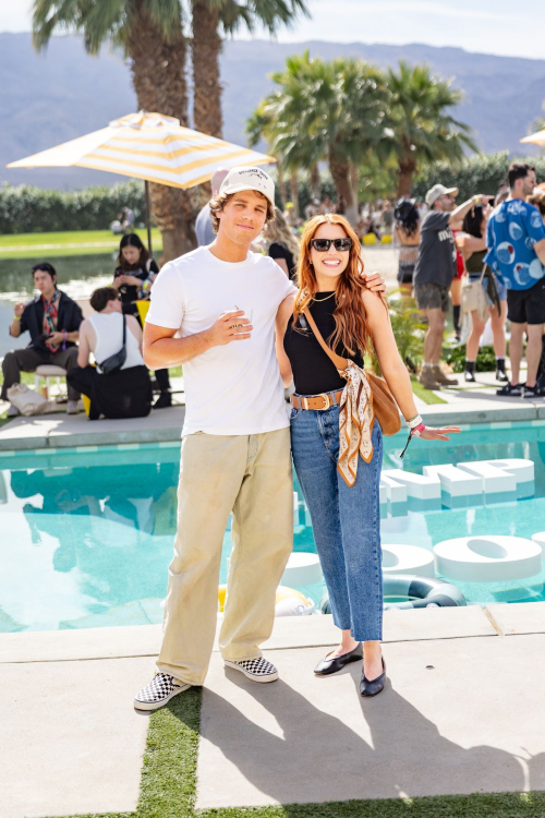 Emma Roberts joins Camp Poosh desert gathering, April 2025 1