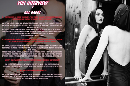 Gal Gadot in Von Magazine, May 2025 10
