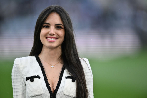 Giusy Meloni at Lazio vs Roma Serie A Match, April 2025 6