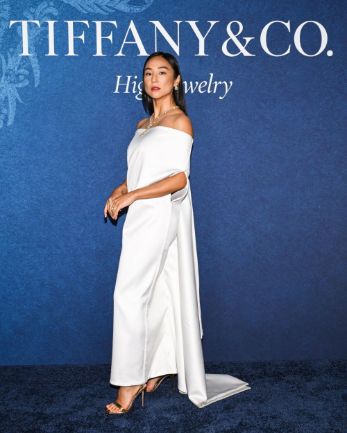 Greta Lee at Tiffany & Co. Blue Book Launch in New York City, April 2025