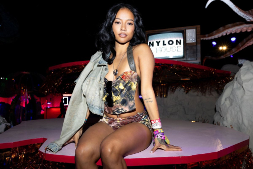 Karrueche Tran at Nylon House in Thermal, April 2025 2
