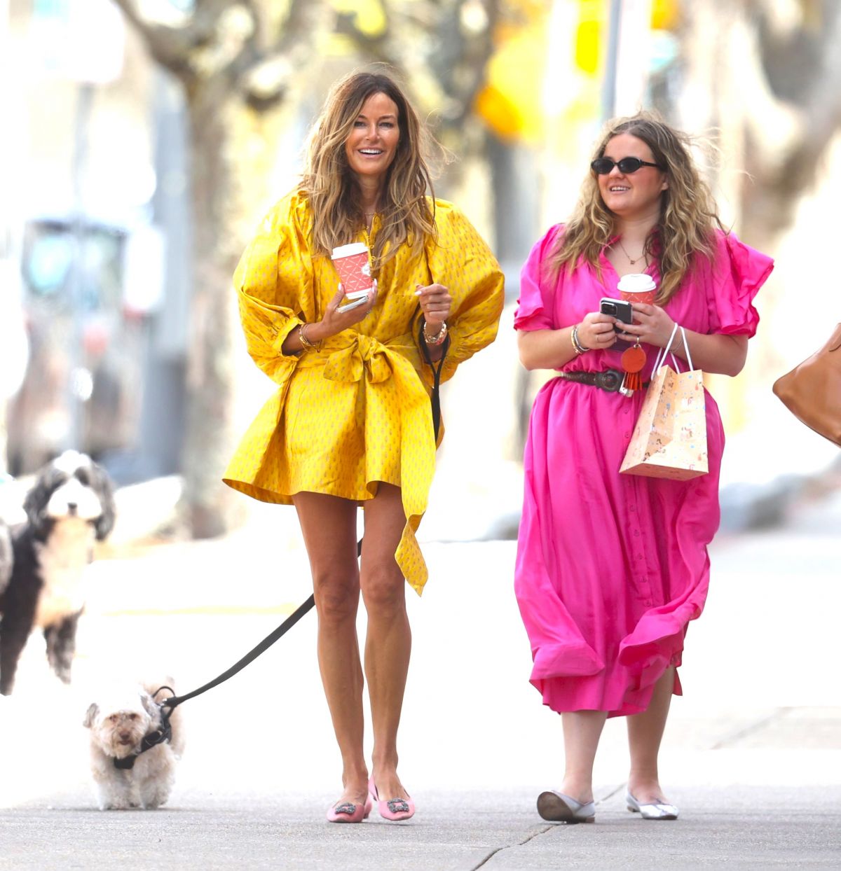 Kelly Bensimon Out with Daughter and Dog in The Hamptons, April 2025