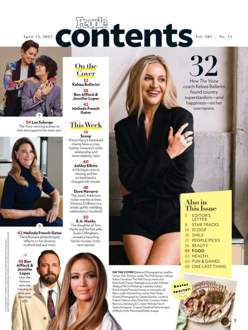 Kelsea Ballerini in People Magazine, April 2025 9