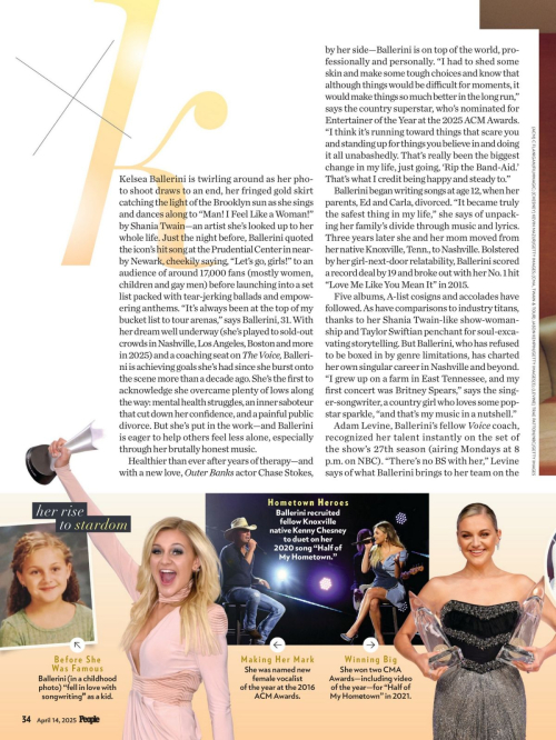 Kelsea Ballerini in People Magazine, April 2025 5