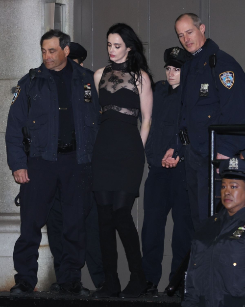 Krysten Ritter on Set of Dexter Resurrection, April 2025