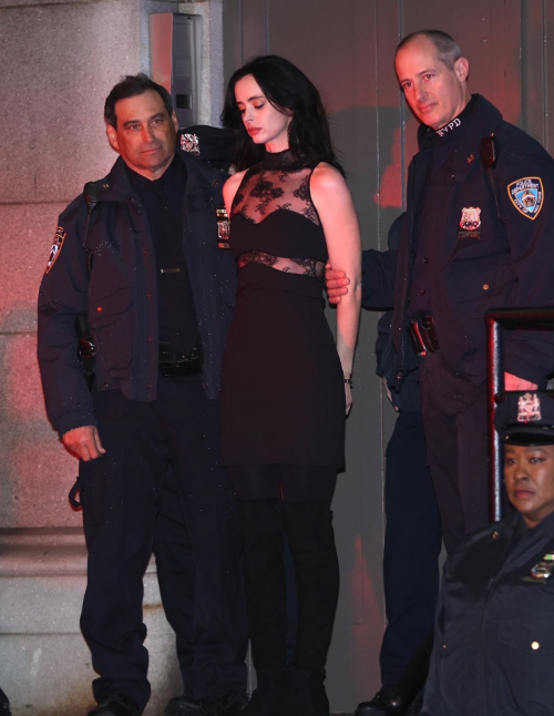 Krysten Ritter on Set of Dexter Resurrection, April 2025 3