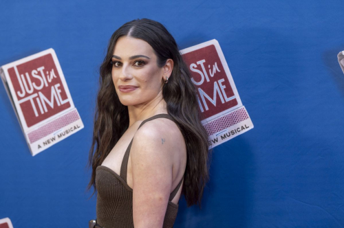 Lea Michele at Just in Time Broadway Show Opening Night in New York, April 2025 2