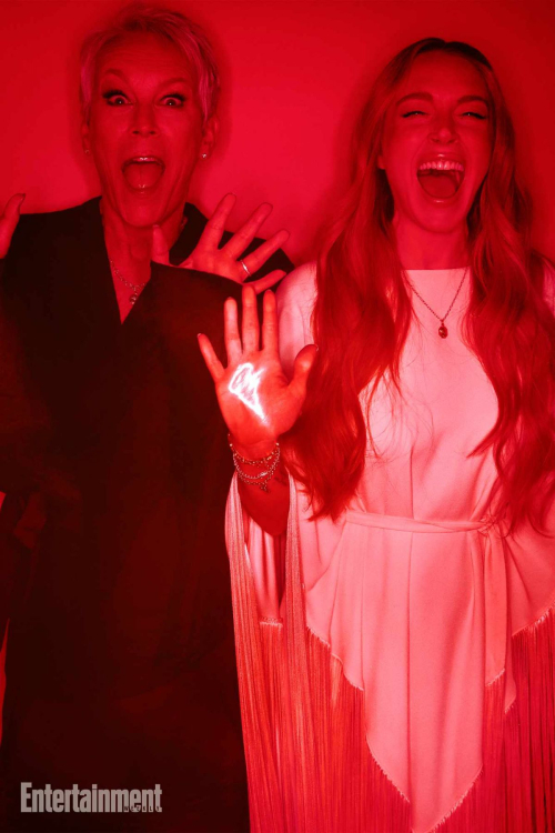 Lindsay Lohan and Jamie Lee Curtis for Entertainment Weekly, April 2025 1