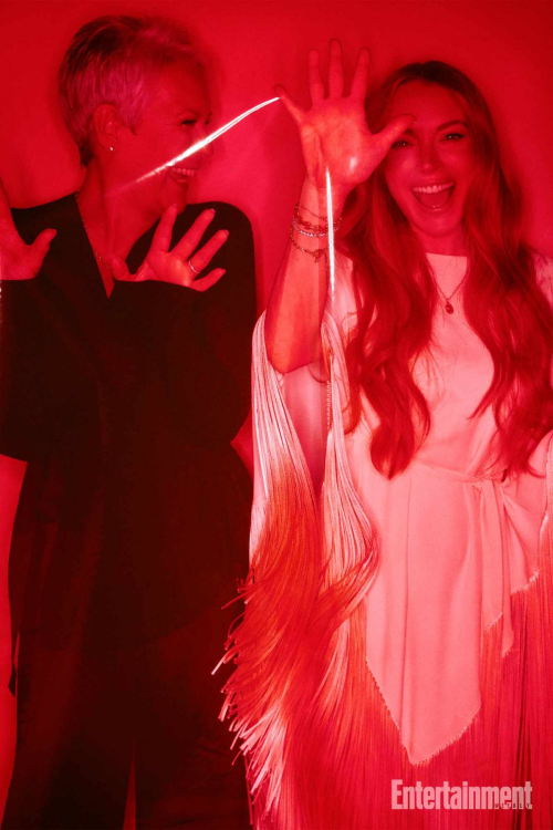 Lindsay Lohan and Jamie Lee Curtis for Entertainment Weekly, April 2025 2