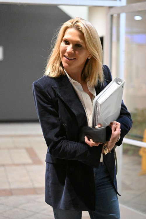 Lindsay Shookus Leaves Sushi Park in Los Angeles, April 2025 1