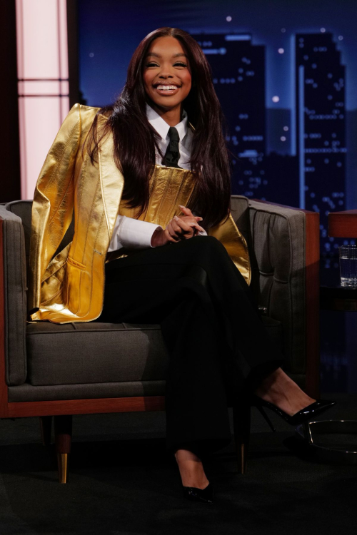 Marsai Martin at Jimmy Kimmel Live, April 2025 4