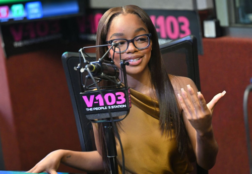 Marsai Martin at V-103 Morning Show in Atlanta, April 2025 3
