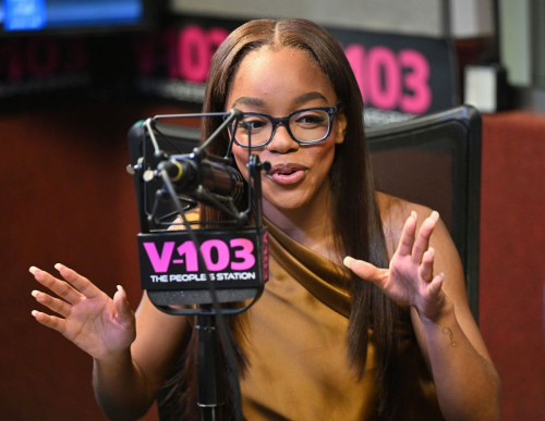 Marsai Martin at V-103 Morning Show in Atlanta, April 2025 6