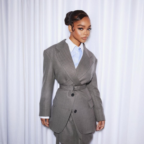Marsai Martin Chic Poses at Photoshoot, April 2025