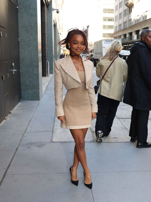 Marsai Martin leaves The View taping in New York City, April 2025 3