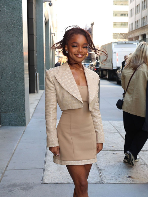 Marsai Martin leaves The View taping in New York City, April 2025 4