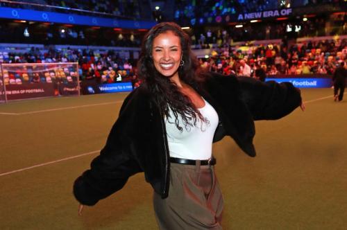 Maya Jama at Baller League UK Event in London, March 2025 2
