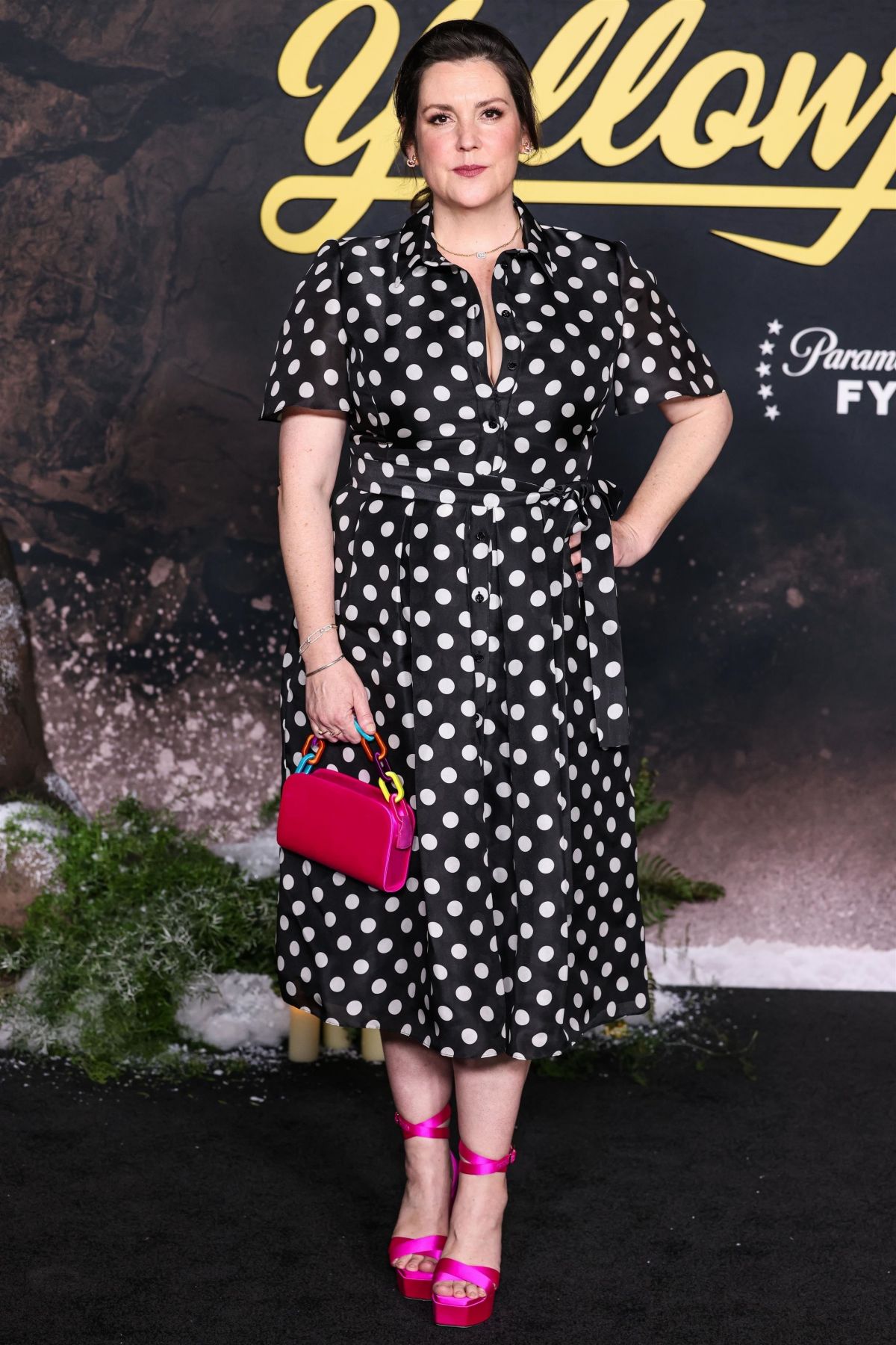 Melanie Lynskey at Showtime’s Yellowjackets event, April 2025