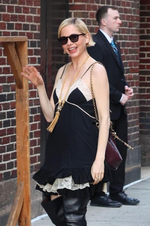 Michelle Williams at The Late Show with Stephen Colbert, April 2025 3