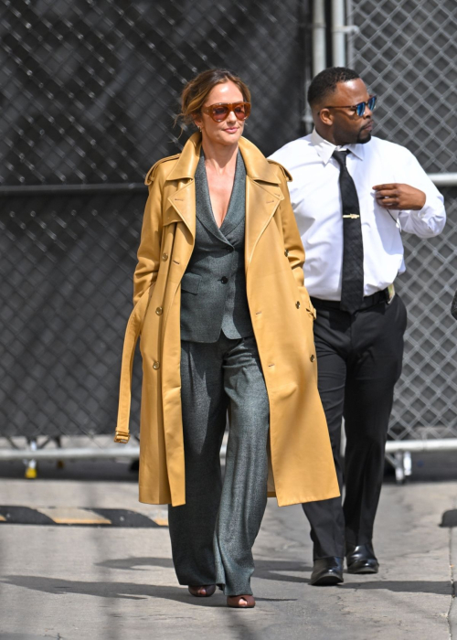 Minka Kelly Arrives at Jimmy Kimmel Live, April 2025