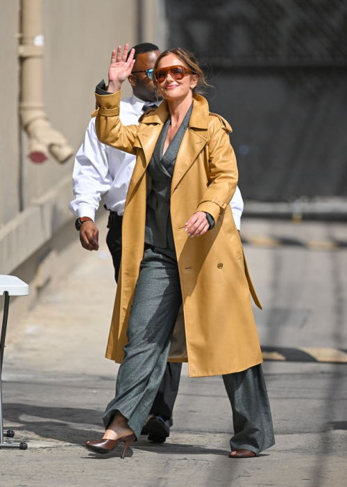 Minka Kelly Arrives at Jimmy Kimmel Live, April 2025 2