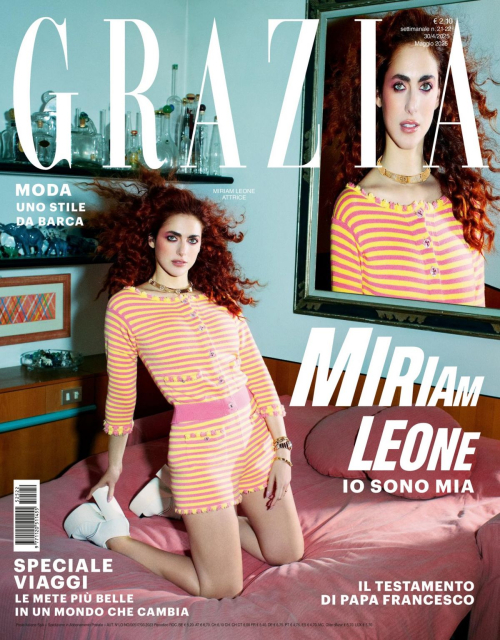 Miriam Leone in Grazia Italy, April 2025