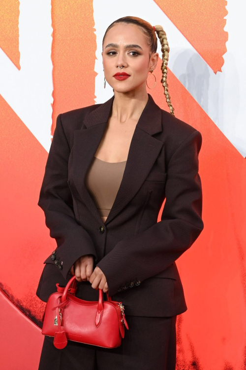 Nathalie Emmanuel at Sinners Premiere in London, April 2025