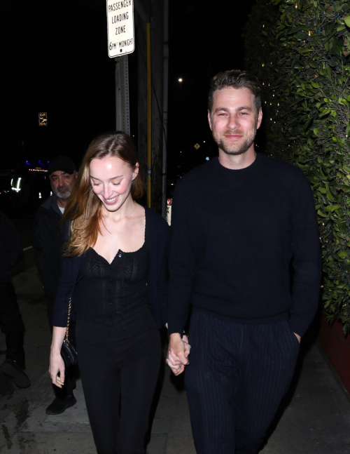 Phoebe Dynevor and Cameron Fuller Dinner Date in Los Angeles, April 2025