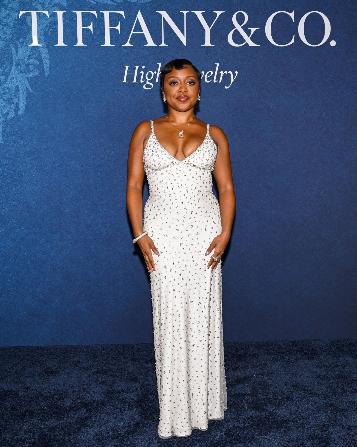 Quinta Brunson at Tiffany & Co. Blue Book Launch in New York City, April 2025