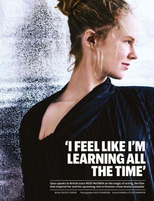 Rosy McEwen in Glass Magazine Feature, Spring 2025 7