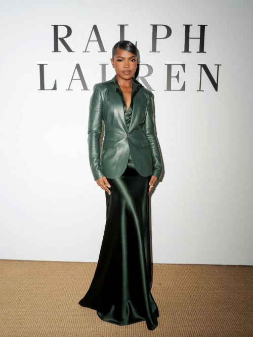 Ryan Destiny at Ralph Lauren Fall 2025 Collection Show in New York, April 2025