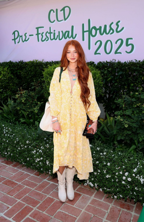 Sicily Rose at CLD PR Pre-Festival House in Beverly Hills, April 2025