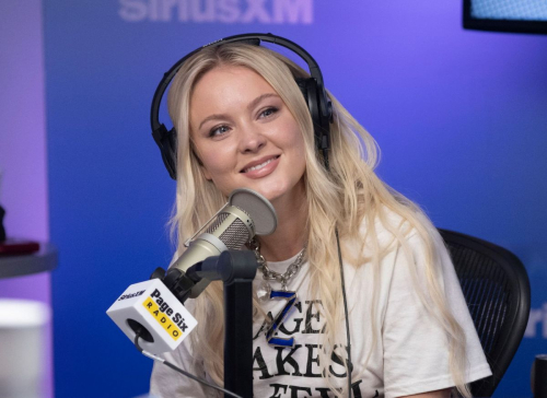 Zara Larsson Visits SiriusXM Studios in New York, April 2025 1