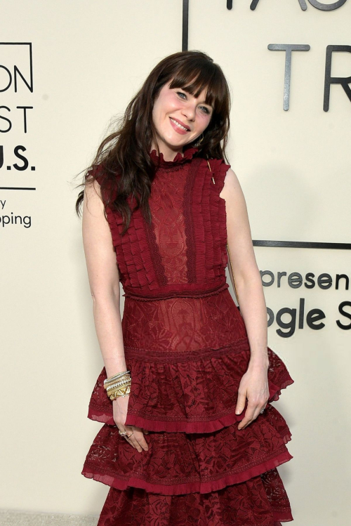 Zooey Deschanel at Fashion Trust U.S. Awards in Los Angeles, April 2025 1