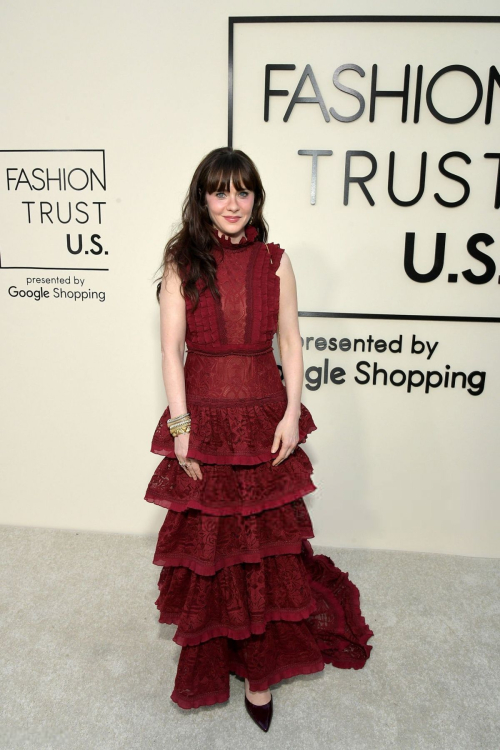 Zooey Deschanel at Fashion Trust U.S. Awards in Los Angeles, April 2025 2