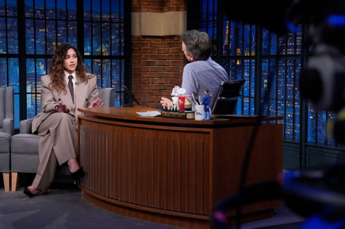 Adria Arjona at Late Night with Seth Meyers, May 2025 1