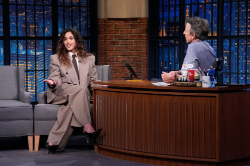 Adria Arjona at Late Night with Seth Meyers, May 2025 2